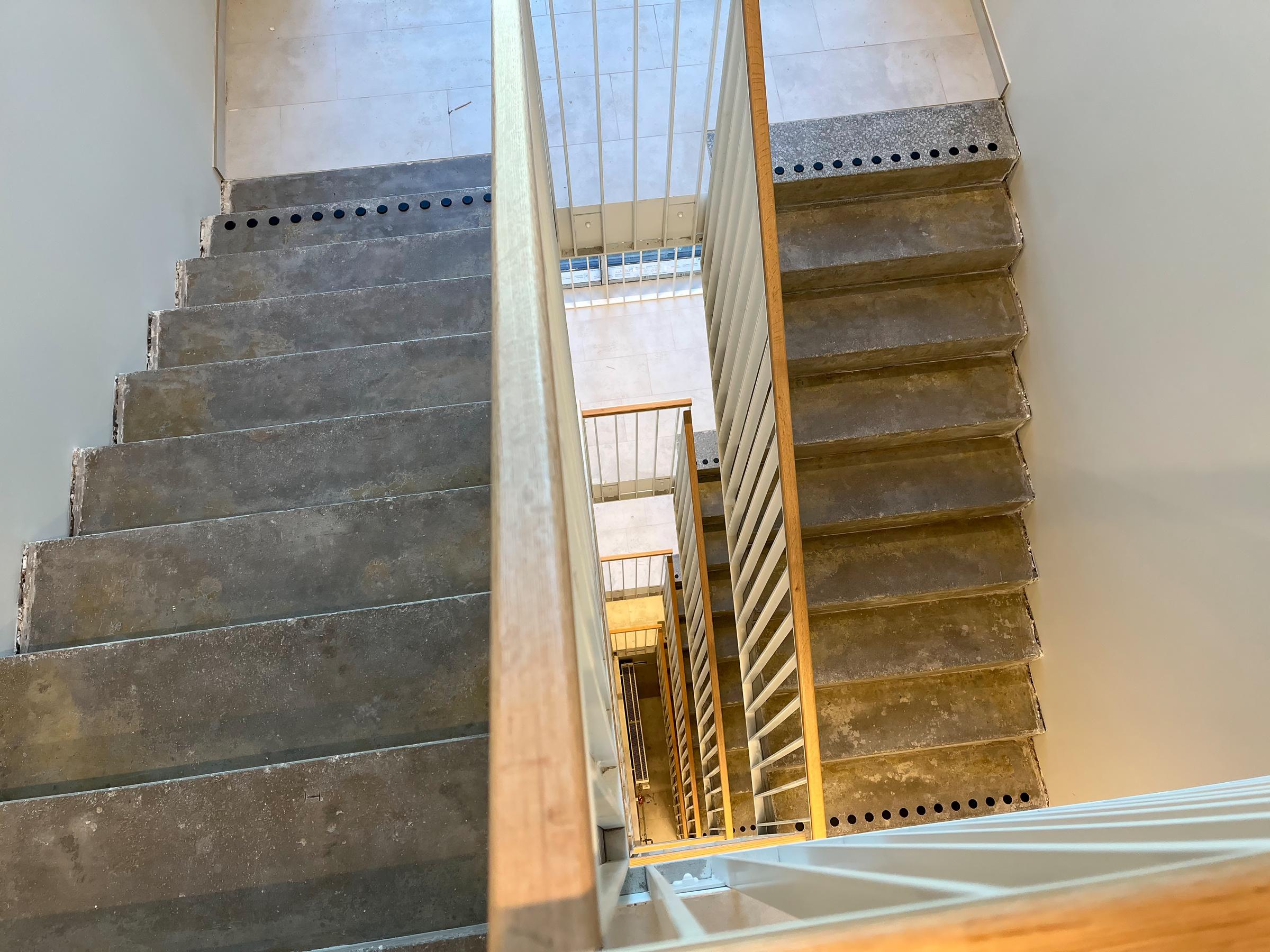 Stair Safety Markings for Academic Hostel