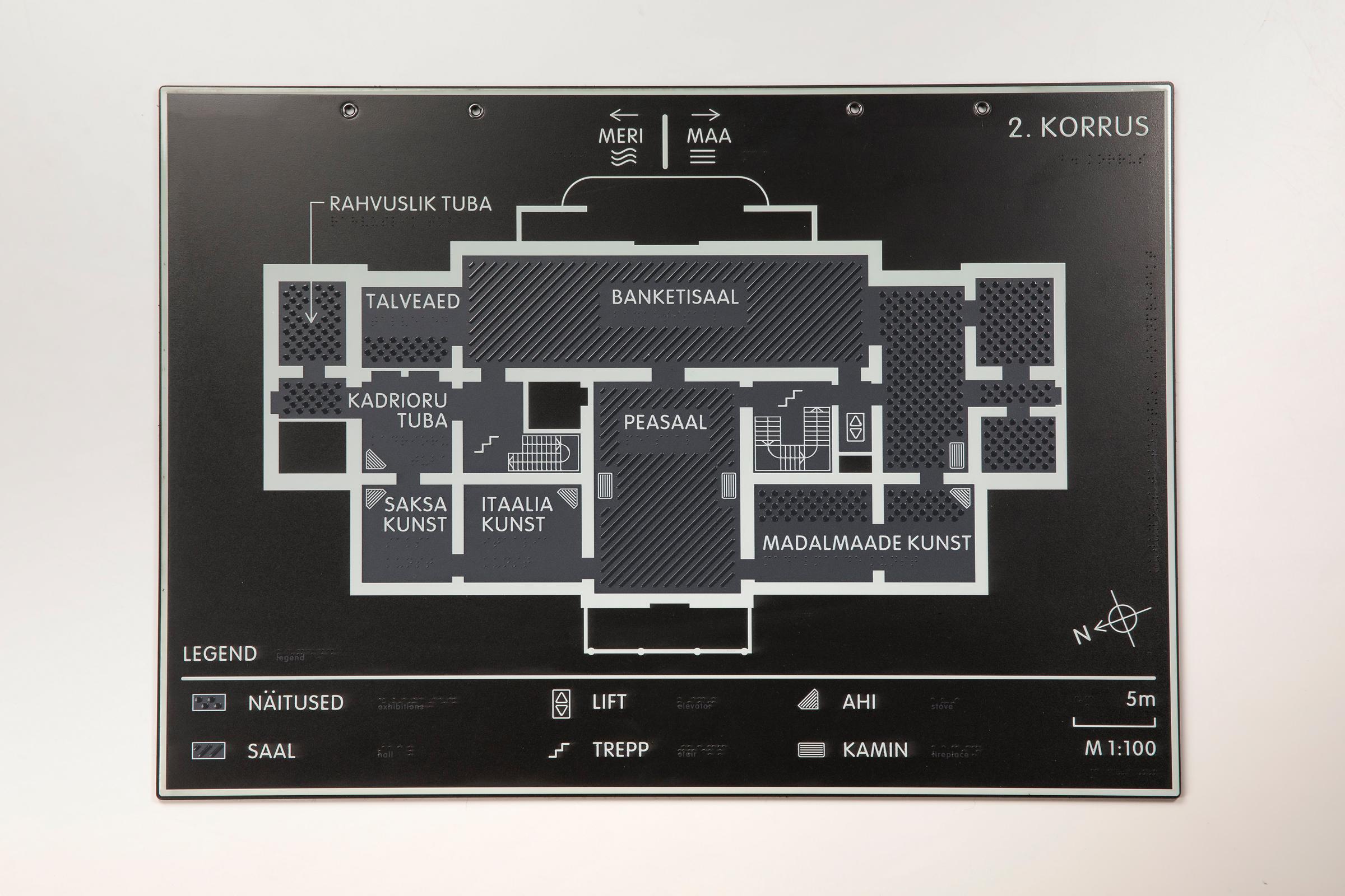 Kadrioru lossi korruseplaanid