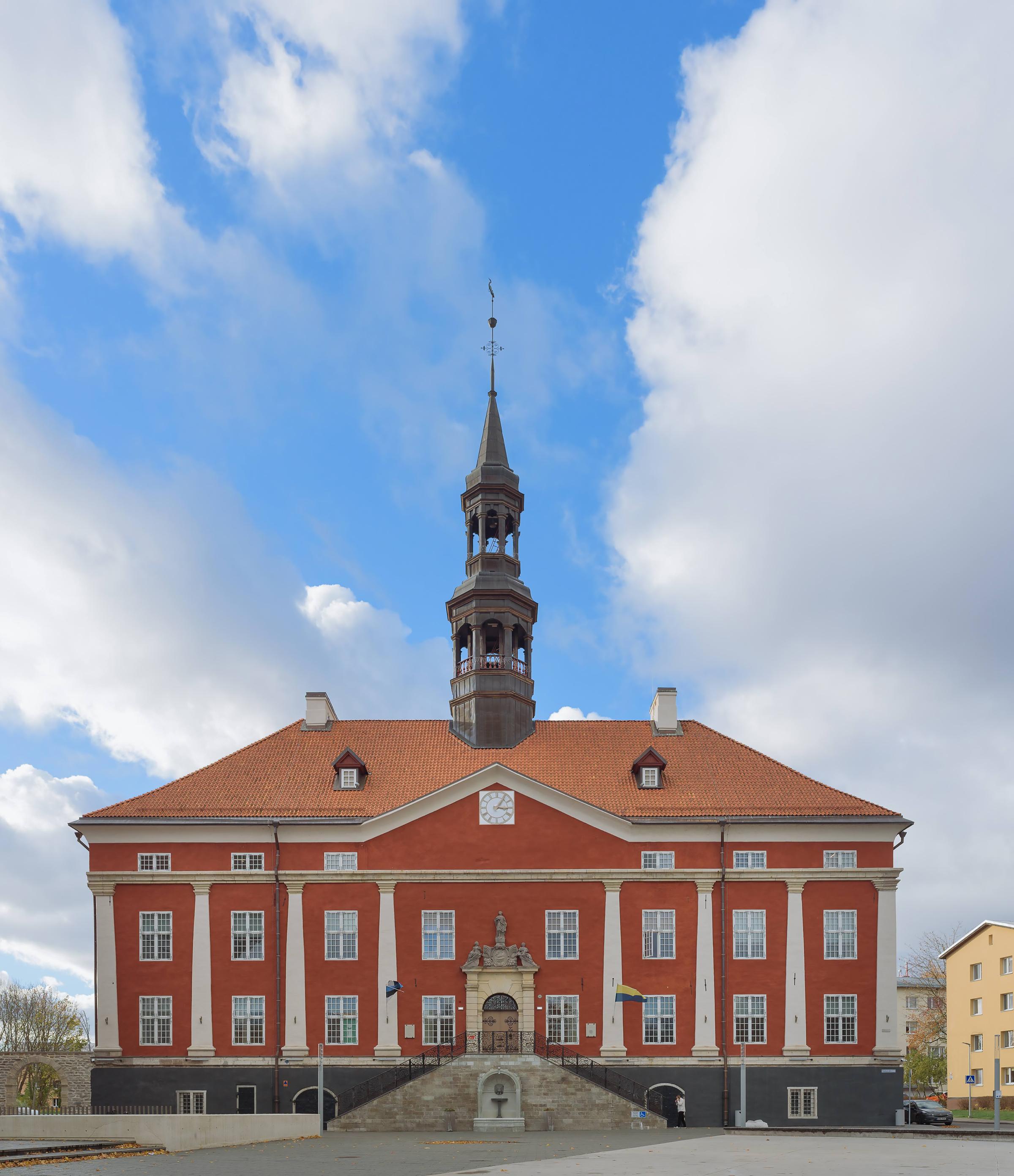 Narva raekoja juhtrajad ja tähistus