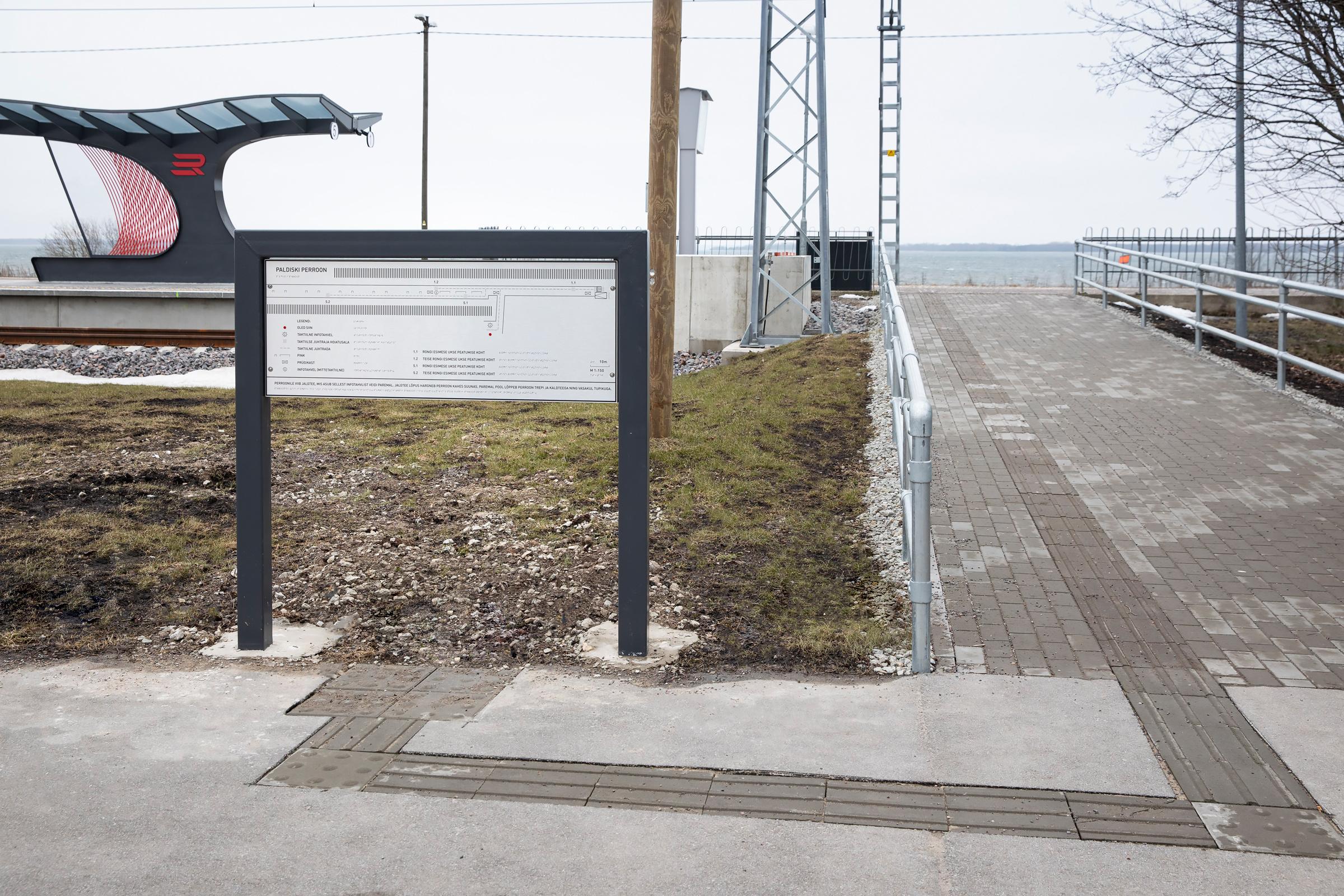 Paldiski raudteejaama perrooniplaan