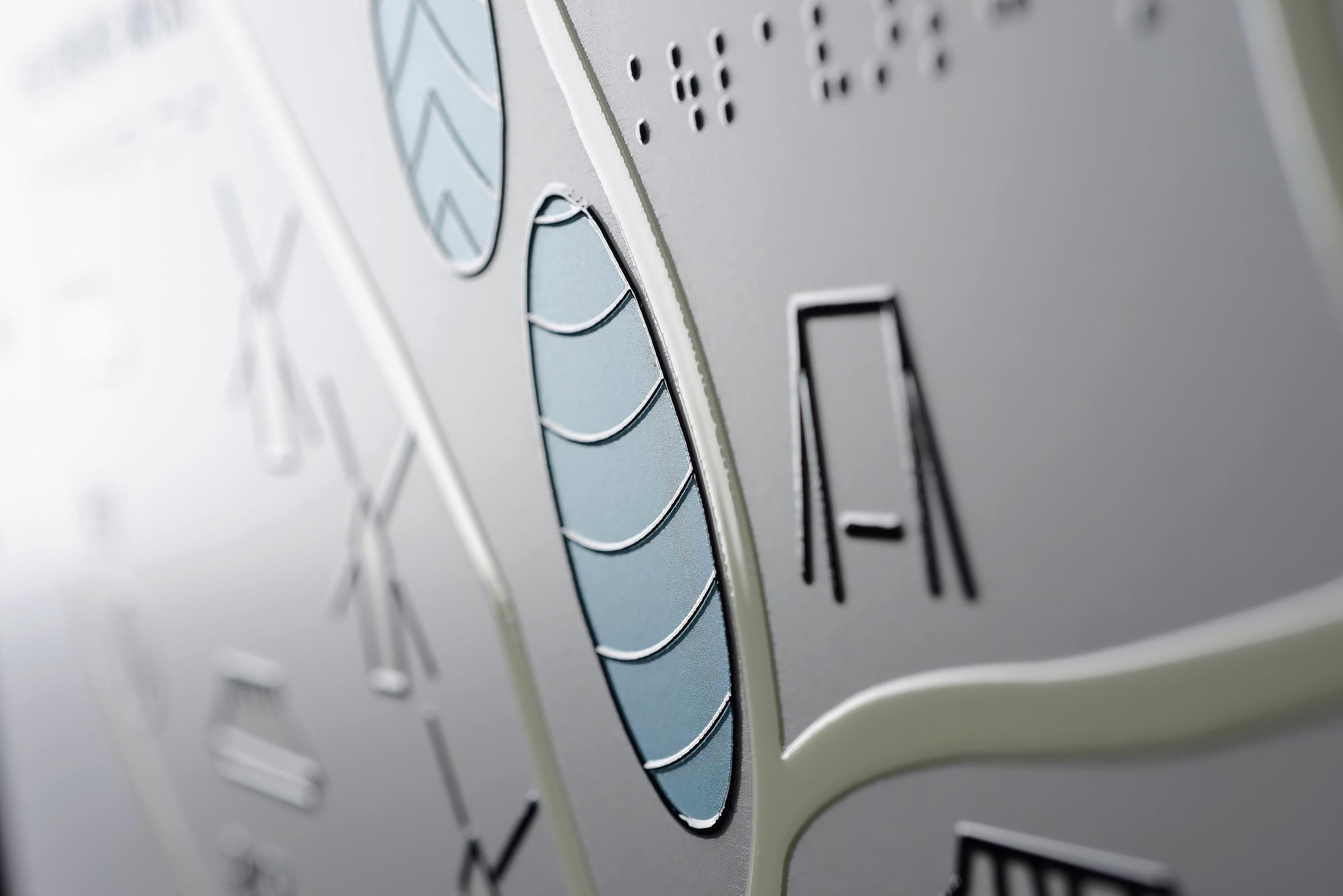 Tactile Site Plan for the Open Air Museum